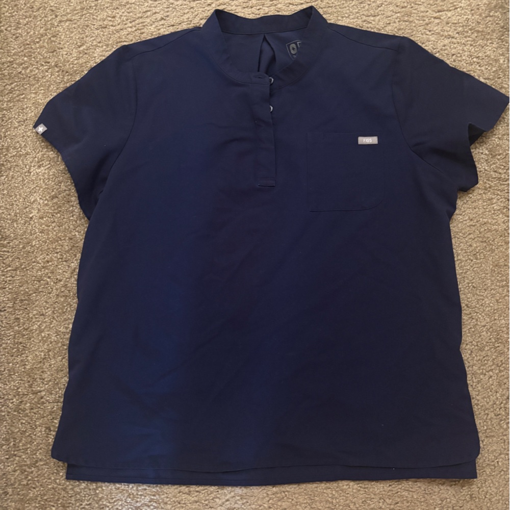 FIGS SCRUB TOP XL